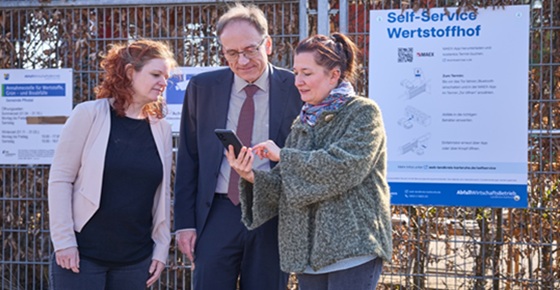 Eröffnung Self Service Wertstoffhof Pfinztal