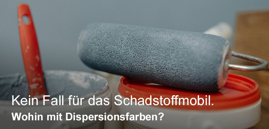 Entsorgung von Dispersionsfarbe