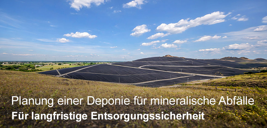 Deponie für mineralische Abfälle