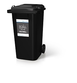 schwarze Tonne