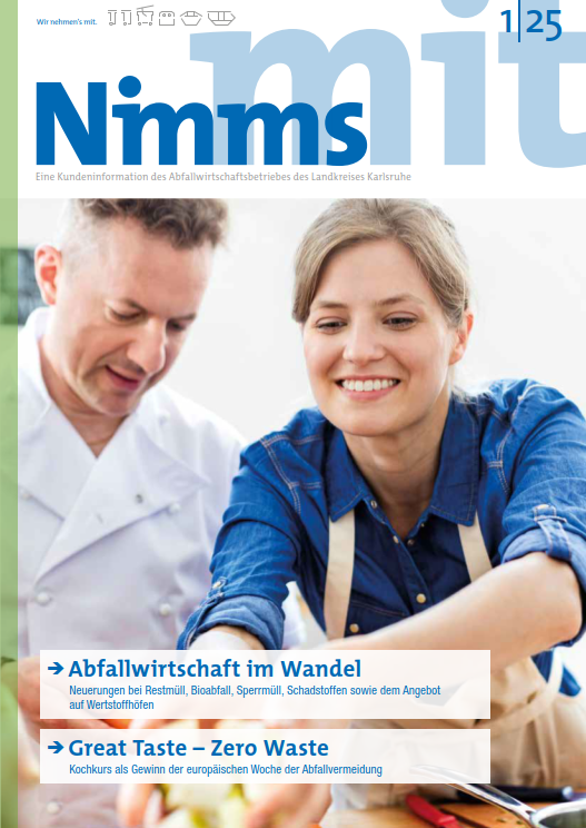 Kundenzeitschrift „Nimm's mit“ 2025/1