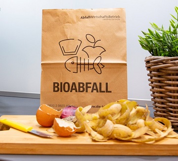Bioabfall sammeln in der Küche
