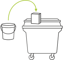  Icons Bringsystem Eimer und Container